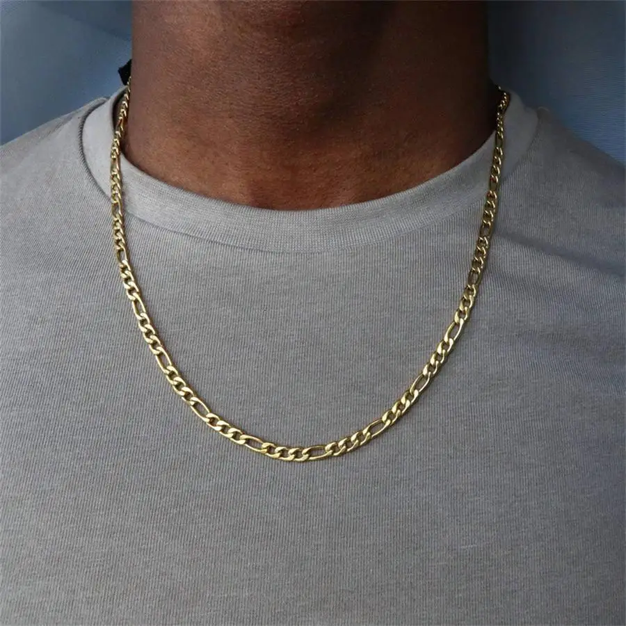 1pc Hot Classic Stainless Steel Chain Necklace For Men
1pc Hot Classic Stainless Steel Chain Necklace For Men