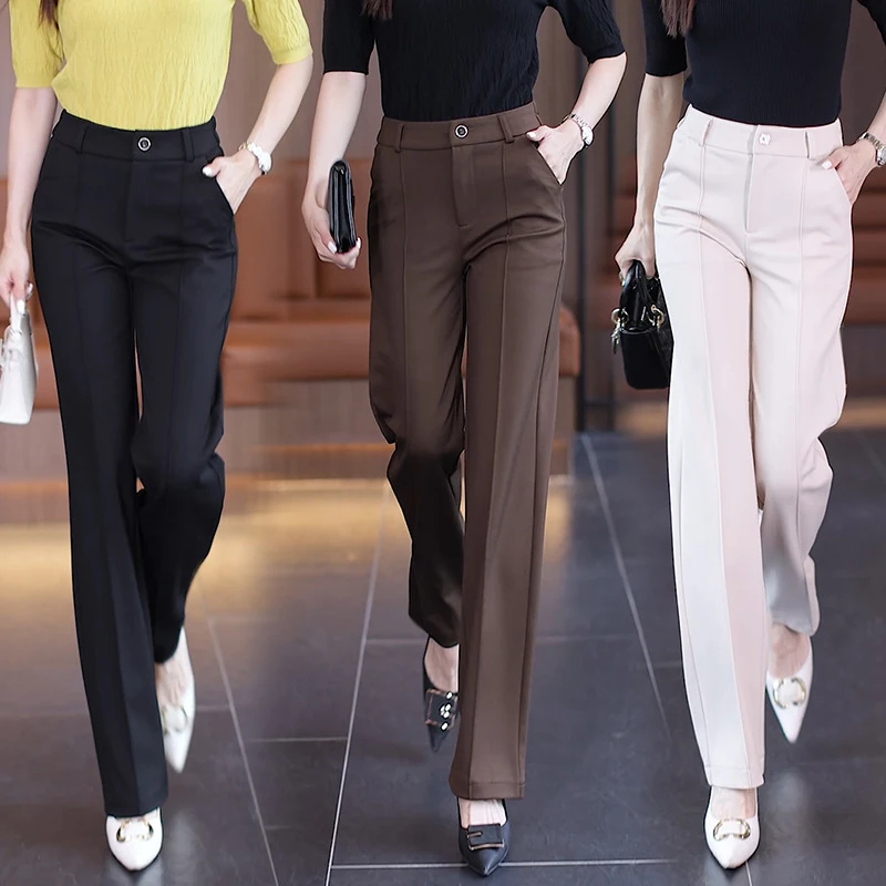 Douyin's same style of off-white narrow wide-leg pants for women in autumn2023New high-waisted slimming loose straight-leg trous
Douyin's same style of off-white narrow wide-leg pants for women in autumn2023New high-waisted slimming loose straight-leg trous