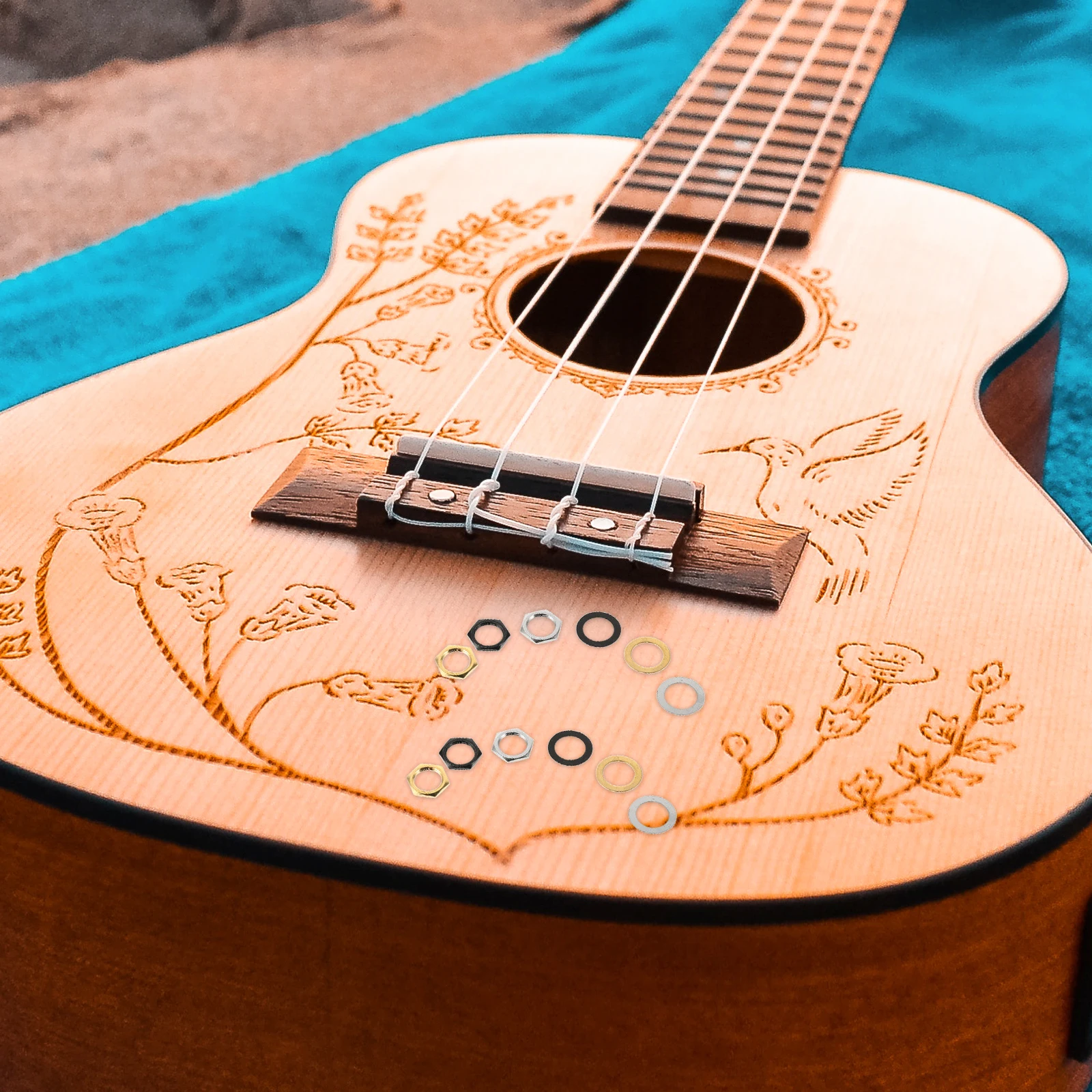 12 Sets 9.36MM Guitar Nut Washers Silver Black Gold Electric Guitar Bass Input Jack Socket Nuts Parts Hardware
12 Sets 9.36MM Guitar Nut Washers Silver Black Gold Electric Guitar Bass Input Jack Socket Nuts Parts Hardware