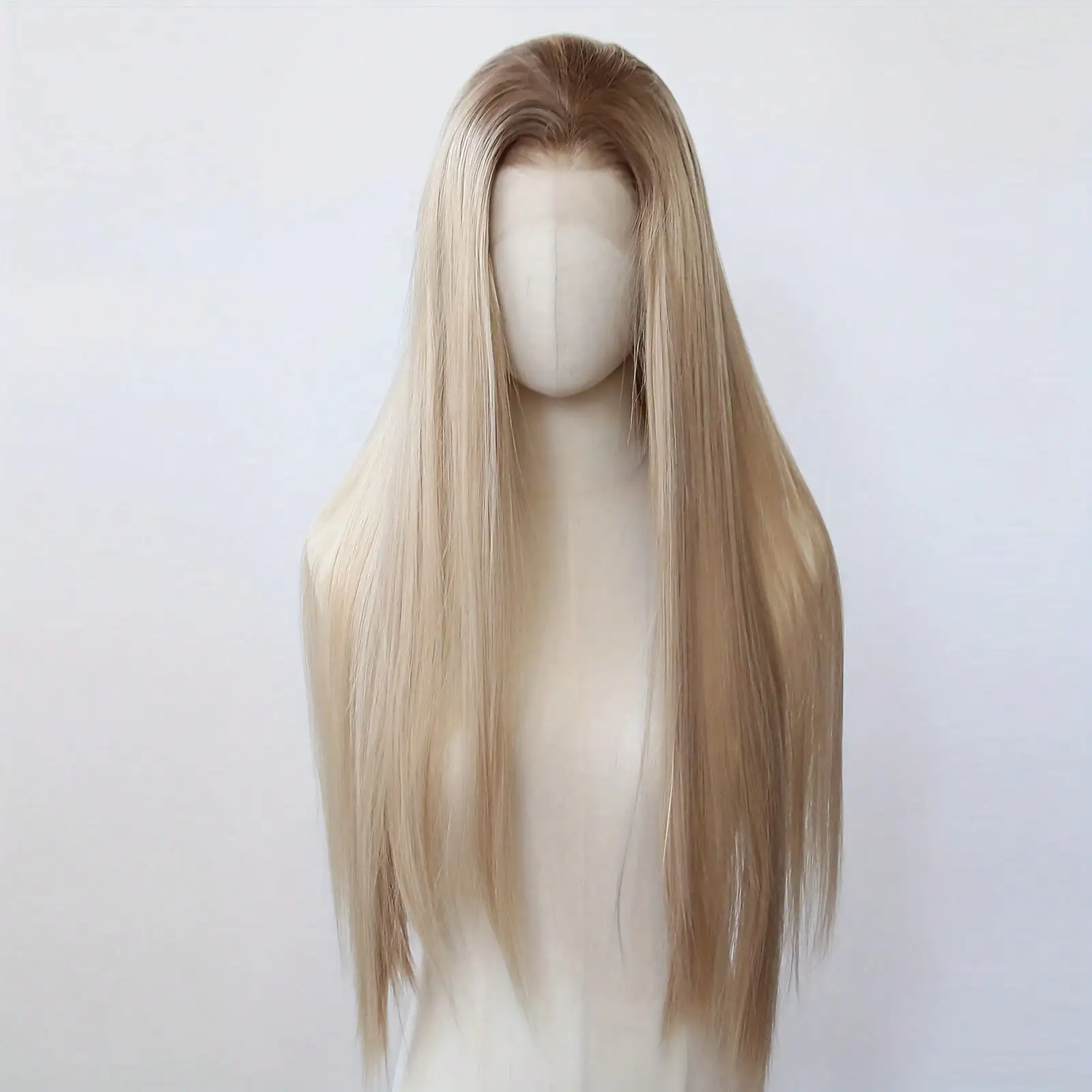 Straight Synthetic Lace Front Wig Heat Resistant Fiber 250 Density 13x4 Hd Ombre Brown Roots Ash Blonde Synthetic Wigs for Women
Straight Synthetic Lace Front Wig Heat Resistant Fiber 250 Density 13x4 Hd Ombre Brown Roots Ash Blonde Synthetic Wigs for Women
