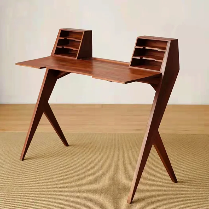 Medieval solid wood desk dressing table retro style writing desk small apartment desk dressing table
Medieval solid wood desk dressing table retro style writing desk small apartment desk dressing table