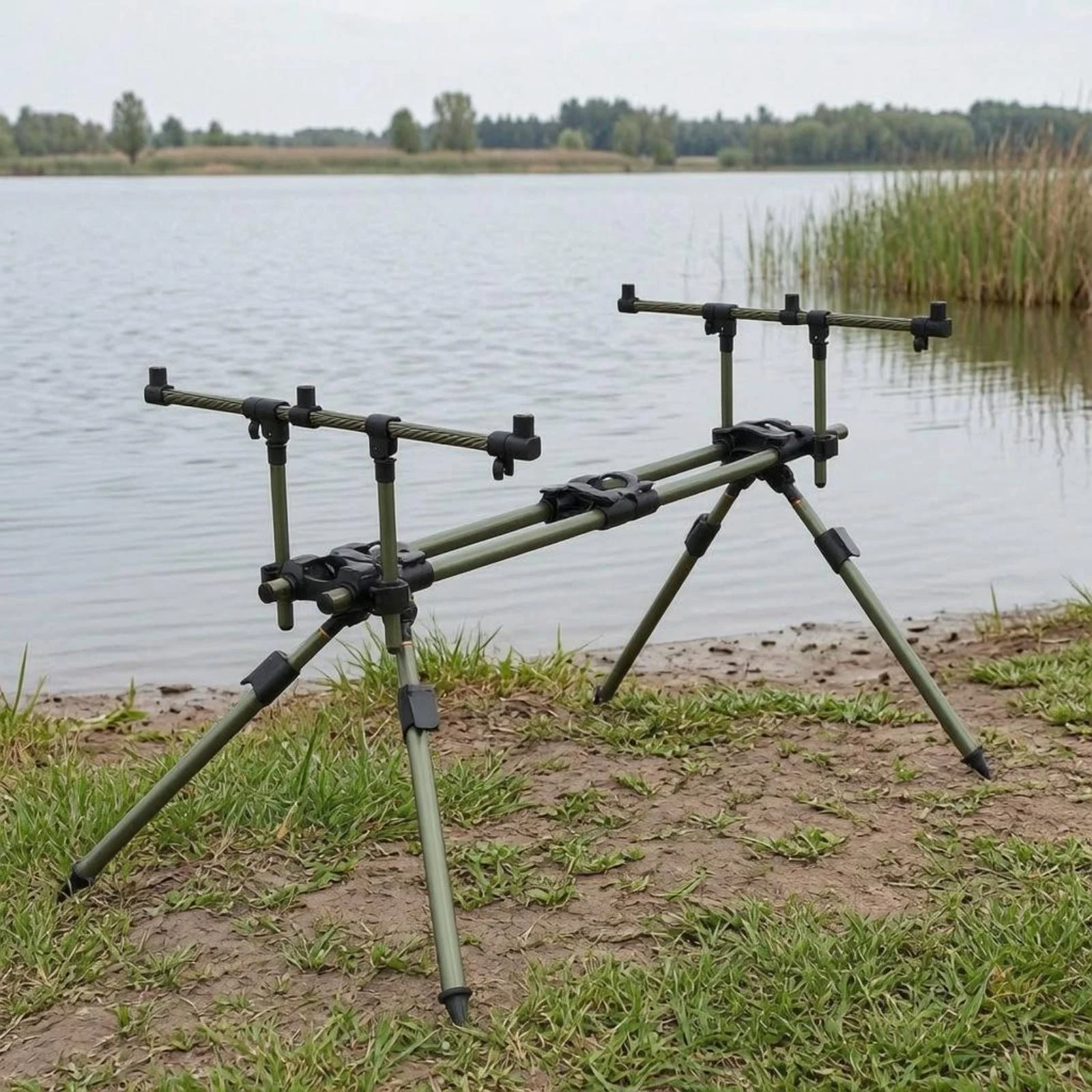 3 Rod Holder Telescopic 3 Port Rod Rack Fishing Pole Stand Corrosion-Resistant Outdoor Gear Foldable for Anglers
3 Rod Holder Telescopic 3 Port Rod Rack Fishing Pole Stand Corrosion-Resistant Outdoor Gear Foldable for Anglers