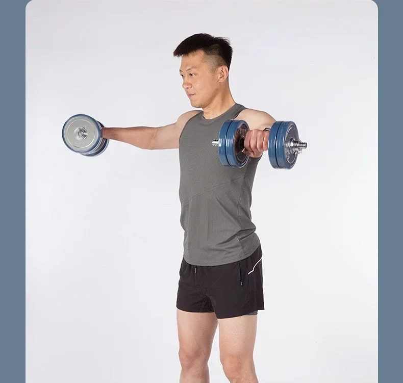 Home Men's Full Set of Dual-use Combination Fitness Equipment Dumbbells, Home Rust Proof Youth Barbecue
Home Men's Full Set of Dual-use Combination Fitness Equipment Dumbbells, Home Rust Proof Youth Barbecue