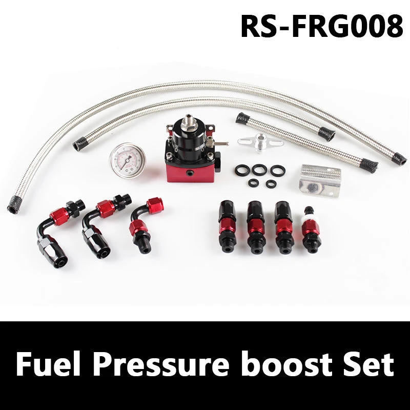 Even Energy 6An adjustable fuel pressure regulator EFI bypass return 30-70psi black and red
Even Energy 6An adjustable fuel pressure regulator EFI bypass return 30-70psi black and red