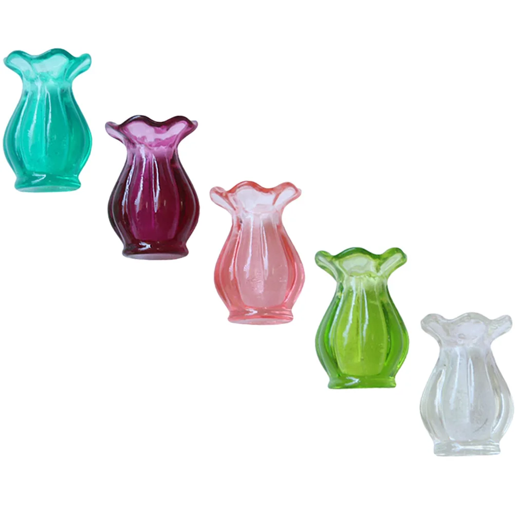 5 Pcs Mini Vase Tiny Figures Figurines Countertop Model Plant House Accessories Supplies Crafts Resin Christmas Decoration
5 Pcs Mini Vase Tiny Figures Figurines Countertop Model Plant House Accessories Supplies Crafts Resin Christmas Decoration