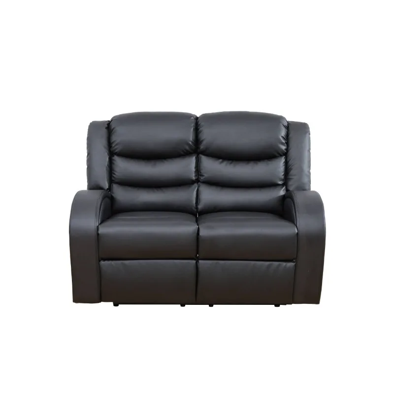 Black Faux Synthetic Leather Loveseat Living Room Sofa
Black Faux Synthetic Leather Loveseat Living Room Sofa