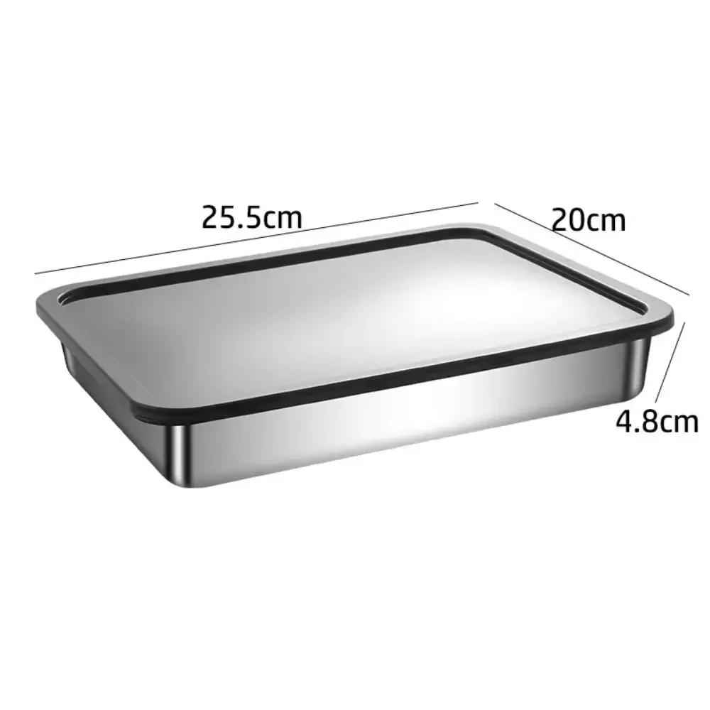 Stainless Steel Dumpling Storage Box Stacked with Sealing Lid Food Tray Multi-functional Crisper Kitchen Accessories
Stainless Steel Dumpling Storage Box Stacked with Sealing Lid Food Tray Multi-functional Crisper Kitchen Accessories