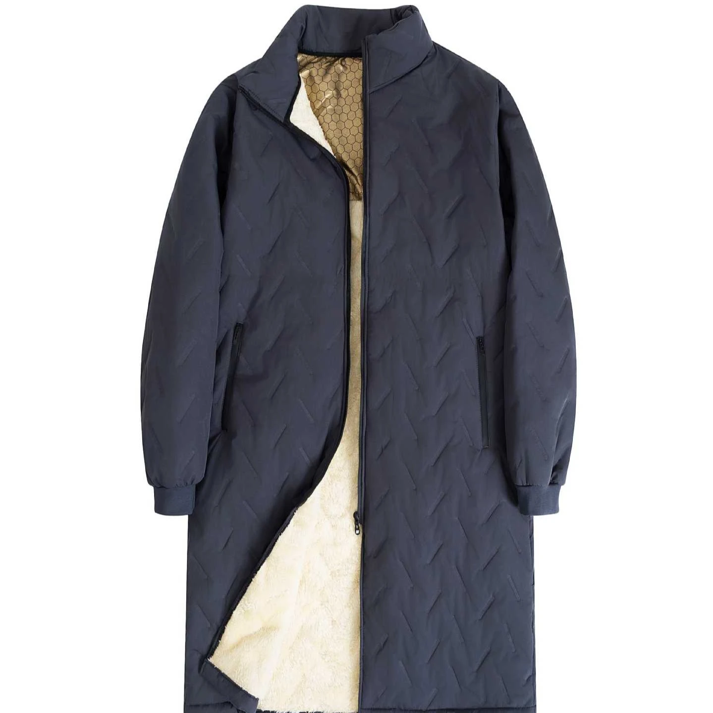 2026 Winter Long Plush Fleece Lined Jacket Warm Mid-Length Casual Quilted Padded Parkas Jacket Outdoor Coat Male Thermal Outwear
2026 Winter Long Plush Fleece Lined Jacket Warm Mid-Length Casual Quilted Padded Parkas Jacket Outdoor Coat Male Thermal Outwear