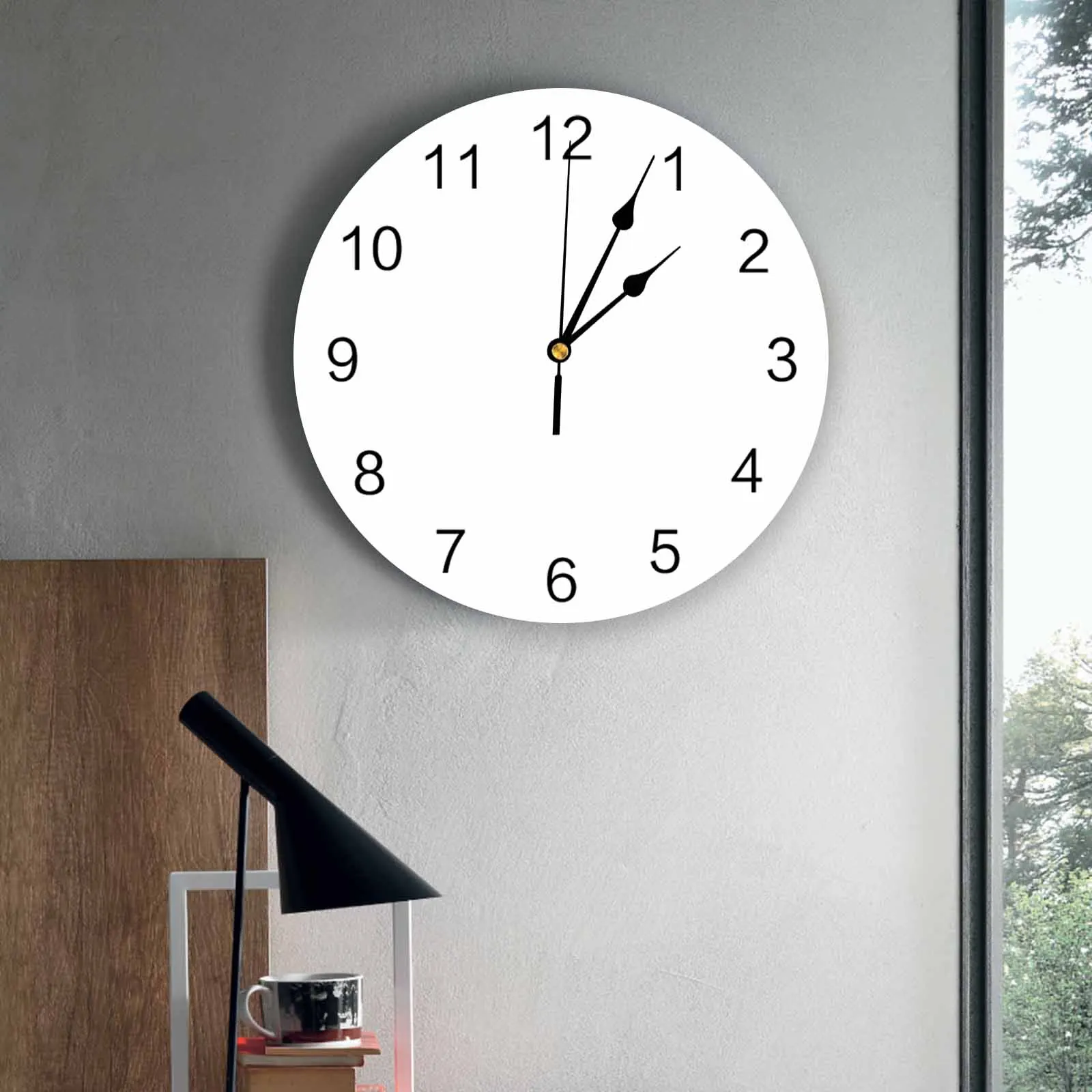 Bedroom Wall Clocks Pure White Living Room Clocks Ornaments Baby Room Study Mute Wall Clocks
Bedroom Wall Clocks Pure White Living Room Clocks Ornaments Baby Room Study Mute Wall Clocks