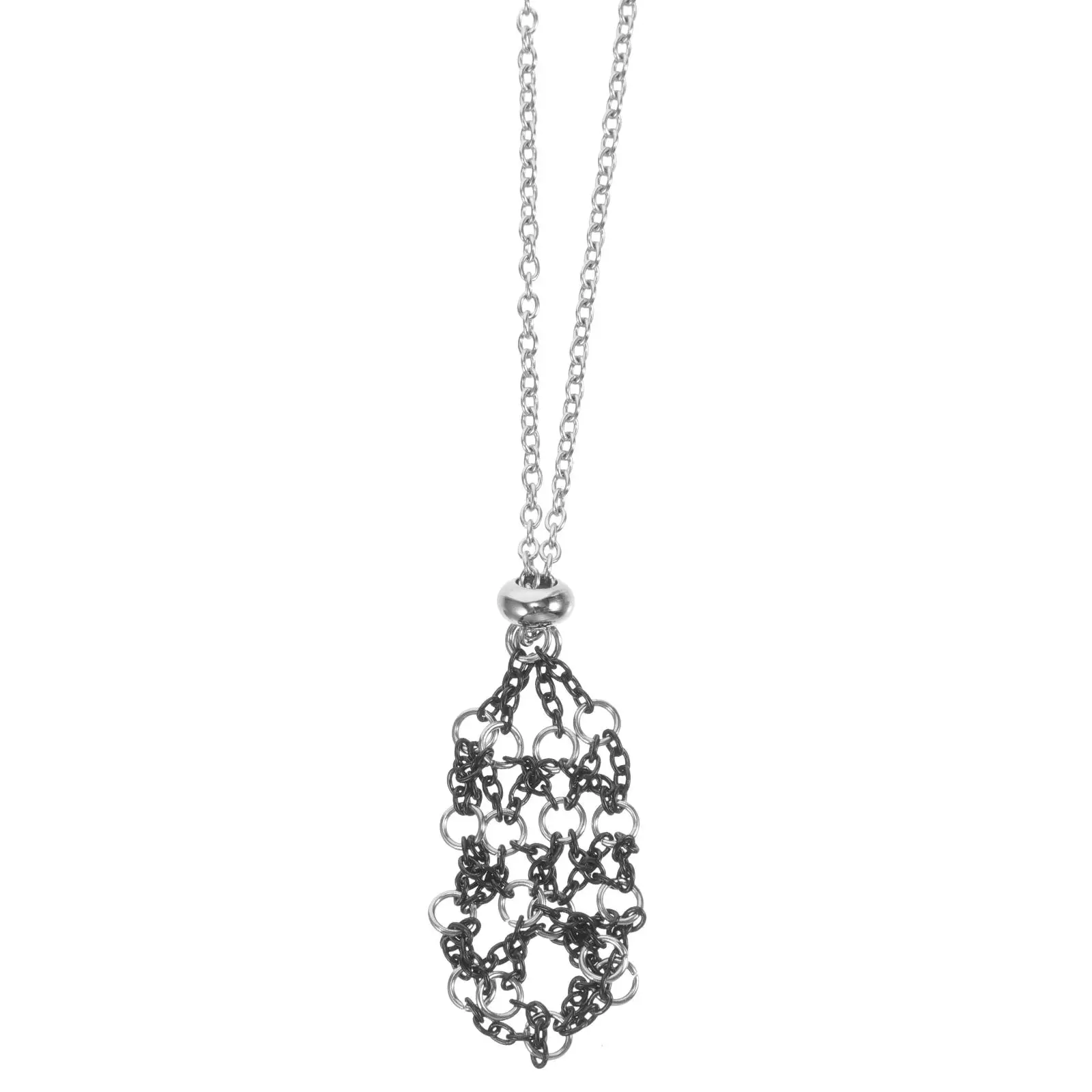Crystal Necklace Chain Stone Holder Color Contrast Pendant Cage Stainless Steel Adjustable Size Black O necklace
Crystal Necklace Chain Stone Holder Color Contrast Pendant Cage Stainless Steel Adjustable Size Black O necklace