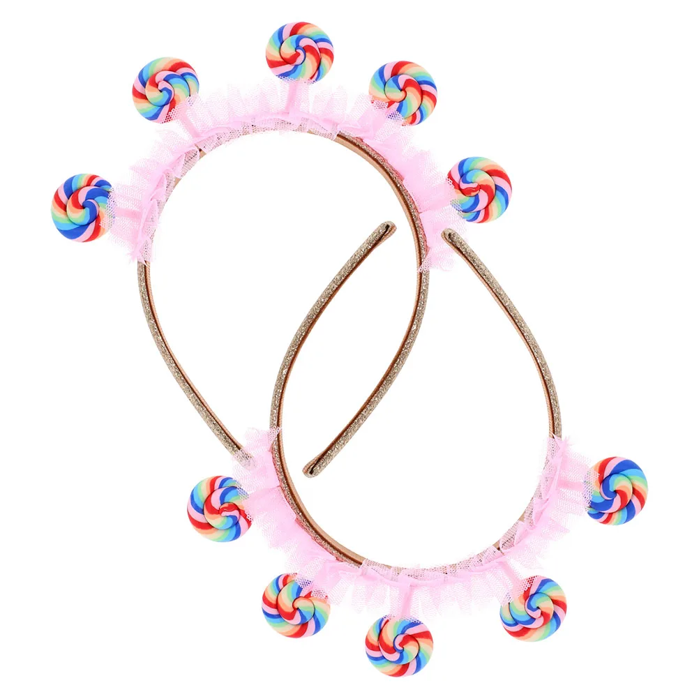 2Pcs Headband Pink Cartoon Lollipop Hairband for Girls Birthday Party Themed Events Comfortable Sturdy
2Pcs Headband Pink Cartoon Lollipop Hairband for Girls Birthday Party Themed Events Comfortable Sturdy