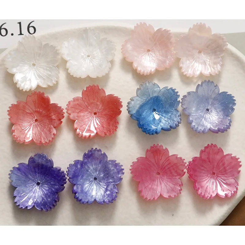50pcs 25*25mm Colorful Acid Acrylic Resin Flower Beading Material DIY Earring Necklace Charms Ornament Accessories Pendants
50pcs 25*25mm Colorful Acid Acrylic Resin Flower Beading Material DIY Earring Necklace Charms Ornament Accessories Pendants