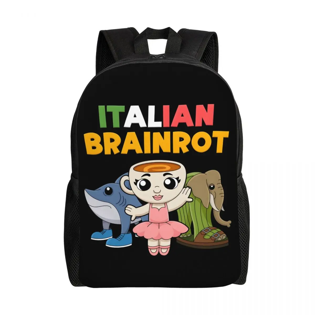 Итальянский рюкзак Brainrot на заказ для мужчин и женщин, водонепроницаемый школьный рюкзак с животными, сумка с мультяшным принтом, сумка для книг
Итальянский рюкзак Brainrot на заказ для мужчин и женщин, водонепроницаемый школьный рюкзак с животными, сумка с мультяшным принтом, сумка для книг