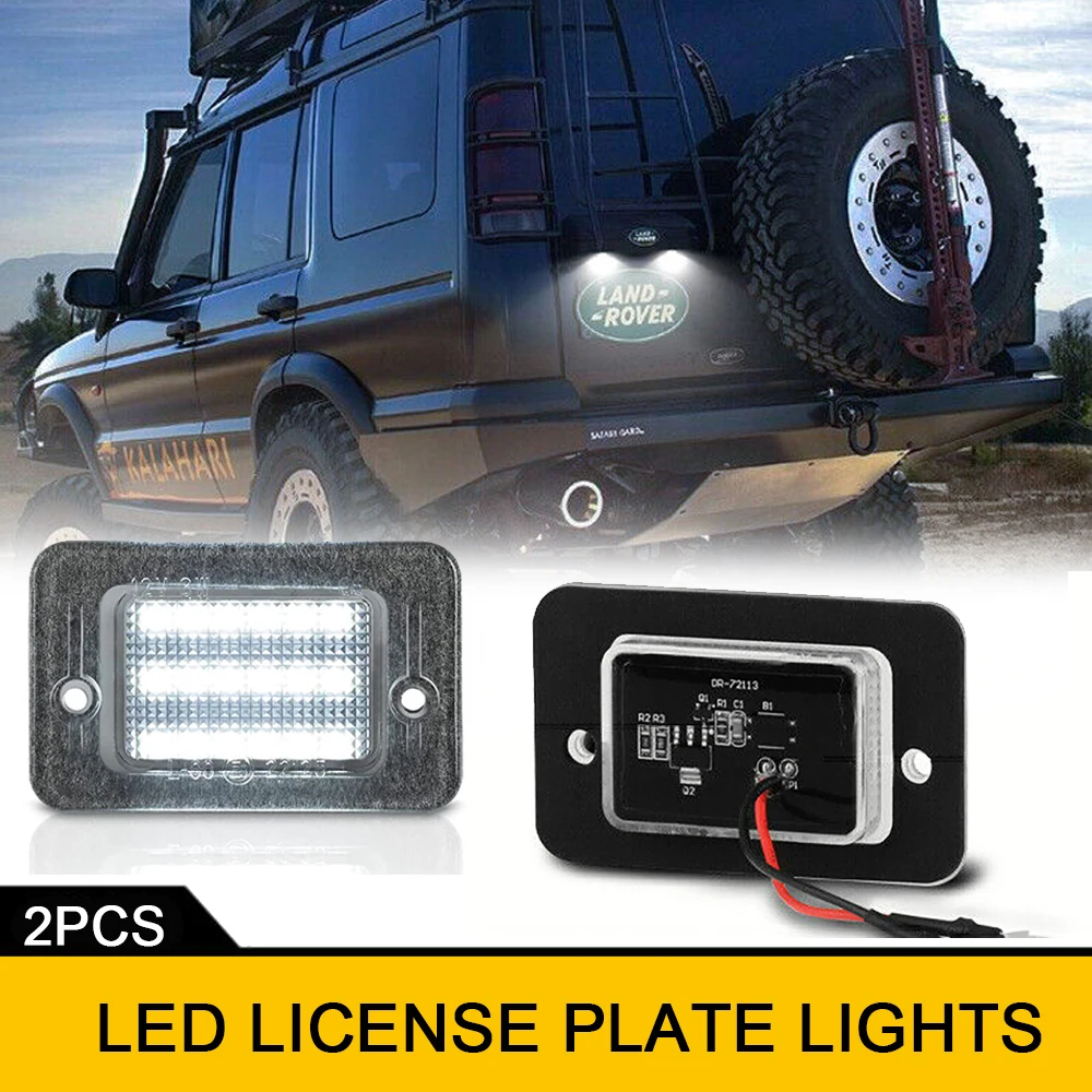 2 шт. белые светодиодные задние фонари номерного знака Canbus для Land Rover Discovery Series 1 2 L318 OEM # XFC 500050
2 шт. белые светодиодные задние фонари номерного знака Canbus для Land Rover Discovery Series 1 2 L318 OEM # XFC 500050