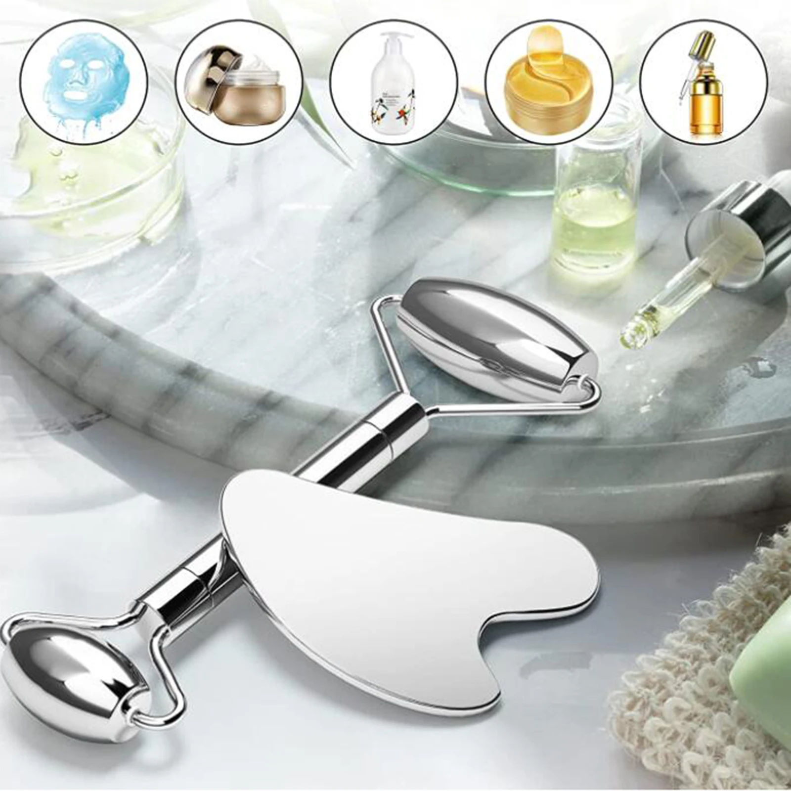 Face Roller Massage Noiseless Anti Aging Beauty Massage Tool Durable Skin Care Tool for Reduce Wrinkle Face Lift Shoulder Arms
Face Roller Massage Noiseless Anti Aging Beauty Massage Tool Durable Skin Care Tool for Reduce Wrinkle Face Lift Shoulder Arms