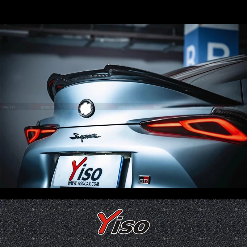 Suitable for new SUPRA GR A90 modified YISO carbon fiber tail wing small tail wing duck tail SUPRA GR A90 spoiler
Suitable for new SUPRA GR A90 modified YISO carbon fiber tail wing small tail wing duck tail SUPRA GR A90 spoiler