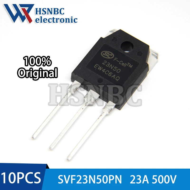 10PCS SVF23N50 23N50 SVF23N50PN TO-3P 23A 500V N-channel Power MOSFET Transistor 100% New Original
10PCS SVF23N50 23N50 SVF23N50PN TO-3P 23A 500V N-channel Power MOSFET Transistor 100% New Original