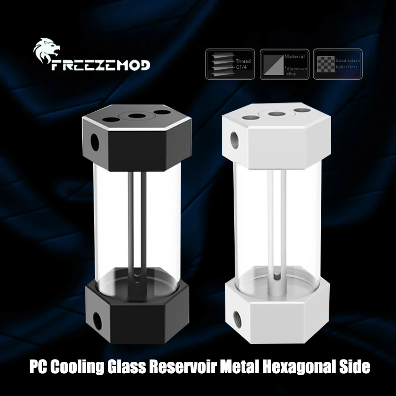 FREEZEMOD PC Cooling Glass Reservoir Metal Hexagonal Side Hole Adjustable To Any Angle foam discharge,156mm-256mm BL-LBX
FREEZEMOD PC Cooling Glass Reservoir Metal Hexagonal Side Hole Adjustable To Any Angle foam discharge,156mm-256mm BL-LBX