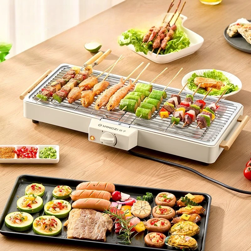 Yangzi Electric Grill Smokeless Household Electric Outdoor Skewers Multifunctional Electric Pot
Yangzi Electric Grill Smokeless Household Electric Outdoor Skewers Multifunctional Electric Pot
