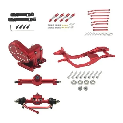 1/30 Axial SCX30 aluminum 7 pcs set gear box skid Drive shaft axle kunckles CVD steering skid link shock chassis body
1/30 Axial SCX30 aluminum 7 pcs set gear box skid Drive shaft axle kunckles CVD steering skid link shock chassis body