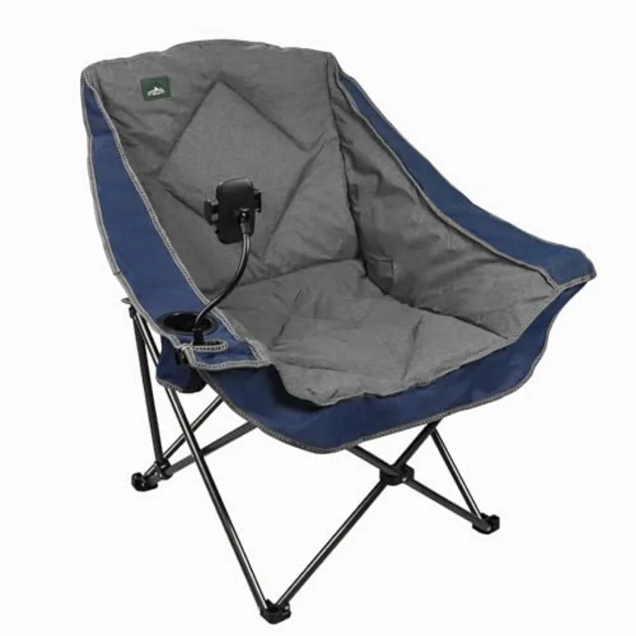 Oversized Foldable Camping Chair, Outdoor Padded Lawn Chair w/Cup Holder, Carry Bag for Beach, Hiking, and Picnics, Heavy-Duty
Oversized Foldable Camping Chair, Outdoor Padded Lawn Chair w/Cup Holder, Carry Bag for Beach, Hiking, and Picnics, Heavy-Duty