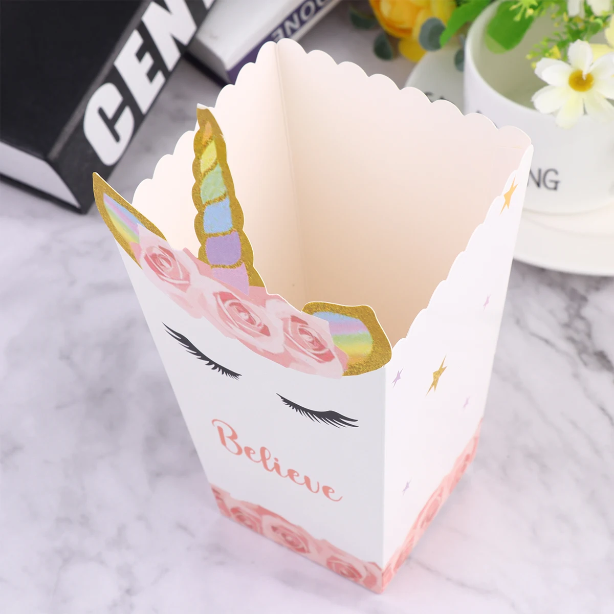 12 Pcs Popcorn Boxes Paper Material Lightweight Safe Clasps Funny Unicorn Decorations Storage Containers Kitchen Bar
12 Pcs Popcorn Boxes Paper Material Lightweight Safe Clasps Funny Unicorn Decorations Storage Containers Kitchen Bar