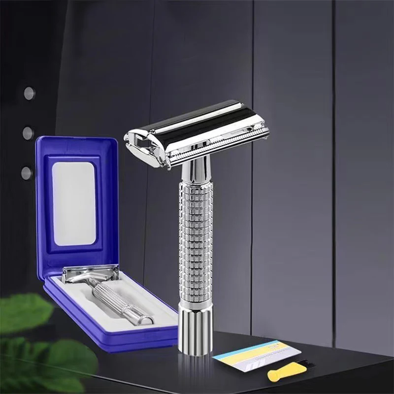 Manual MEN'S Razor Creative Old Fashioned Razor Double Sided Beauty Tool Stainless Steel Razor
Manual MEN'S Razor Creative Old Fashioned Razor Double Sided Beauty Tool Stainless Steel Razor