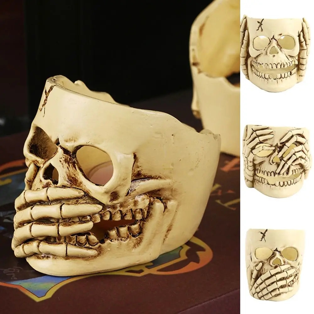 Elegant Resin Skull Candle Holder Spooky Unique Tea Light Holders Decorative Skull Decor Home
Elegant Resin Skull Candle Holder Spooky Unique Tea Light Holders Decorative Skull Decor Home