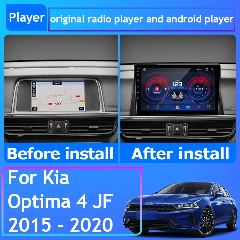 For Kia Optima 4 JF 2015 - 2020 Car Radio Carplay Navigation GPS Android Auto Multimedia Player Stereo No 2din 4G Wifi
For Kia Optima 4 JF 2015 - 2020 Car Radio Carplay Navigation GPS Android Auto Multimedia Player Stereo No 2din 4G Wifi