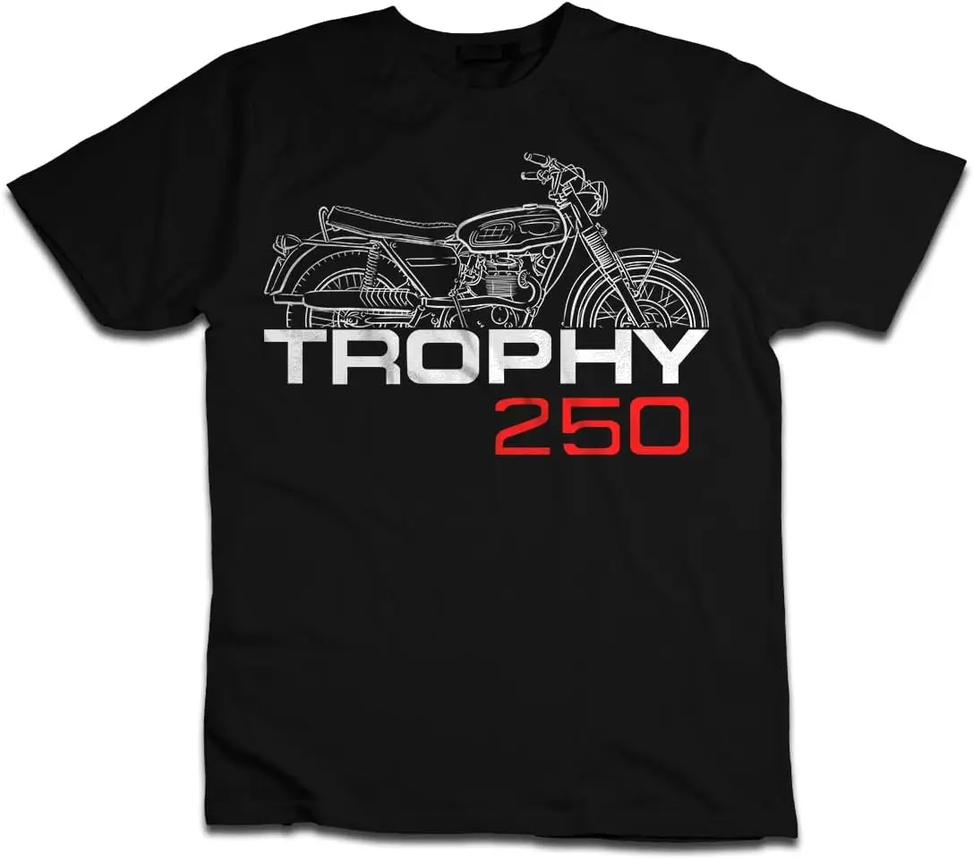 для любителей Trophy 250 (TR25W), 1968-1970, стильные байкерские футболки с дизайном, вдохновленный мотоциклом
для любителей Trophy 250 (TR25W), 1968-1970, стильные байкерские футболки с дизайном, вдохновленный мотоциклом