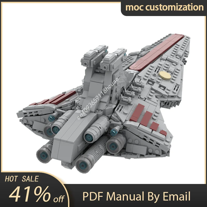 1143 шт. MOC Republic Attack Cruiser Star Battle Модель Строительный блок Diy Творческая сборка Развивающие кирпичи Игрушки Подарок ребенку
1143 шт. MOC Republic Attack Cruiser Star Battle Модель Строительный блок Diy Творческая сборка Развивающие кирпичи Игрушки Подарок ребенку