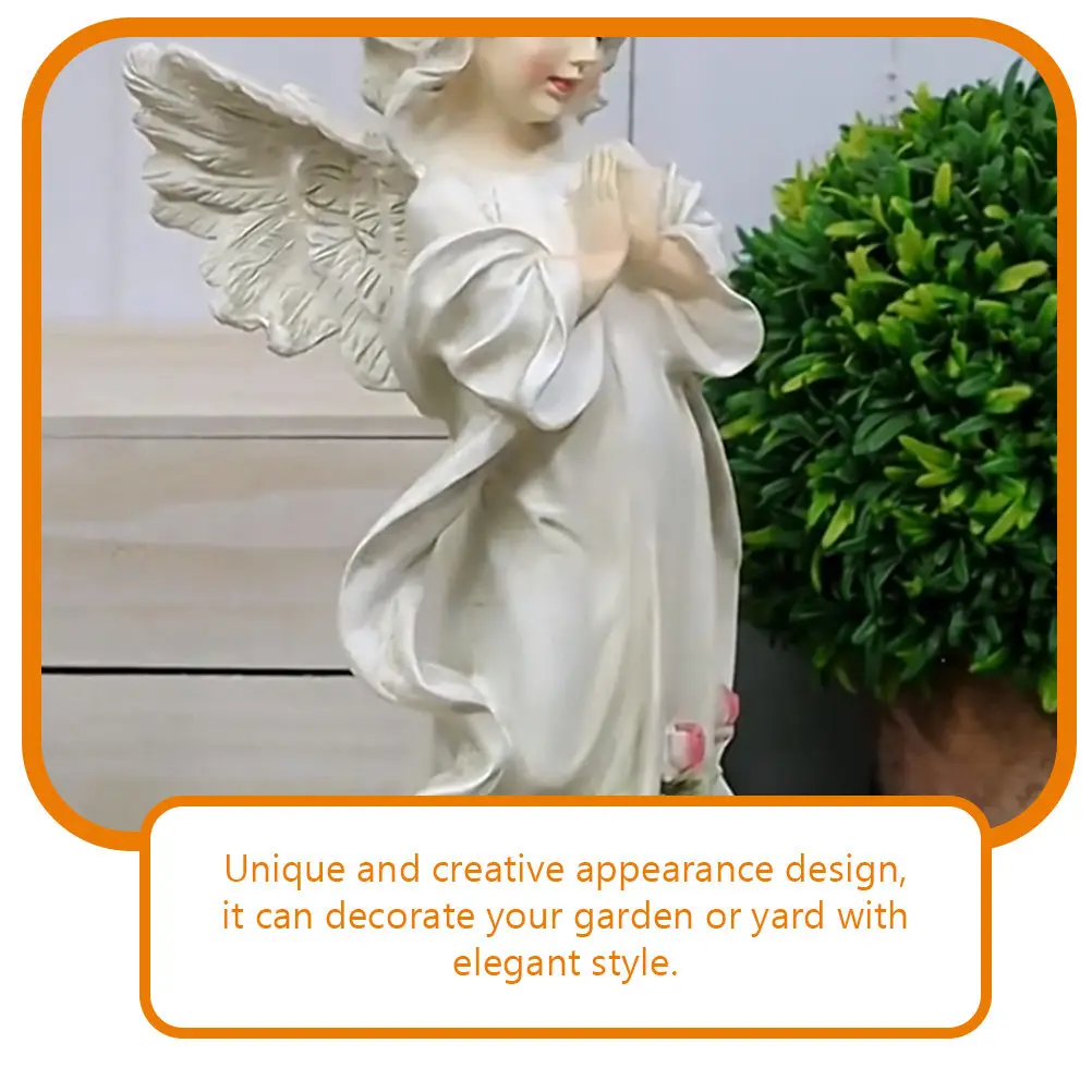Солнечная садовая статуя ангела из смолы с подсветкой для патио, газона, двора. Солнечные светильники-ангелы для сада.
Солнечная садовая статуя ангела из смолы с подсветкой для патио, газона, двора. Солнечные светильники-ангелы для сада.