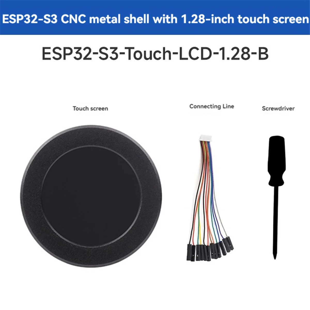 ABAN ESP32-S3 Development Board with 1.28Inch Round Touch LCD Display 240X240 Gyroscope Sensor with CNC Case
ABAN ESP32-S3 Development Board with 1.28Inch Round Touch LCD Display 240X240 Gyroscope Sensor with CNC Case