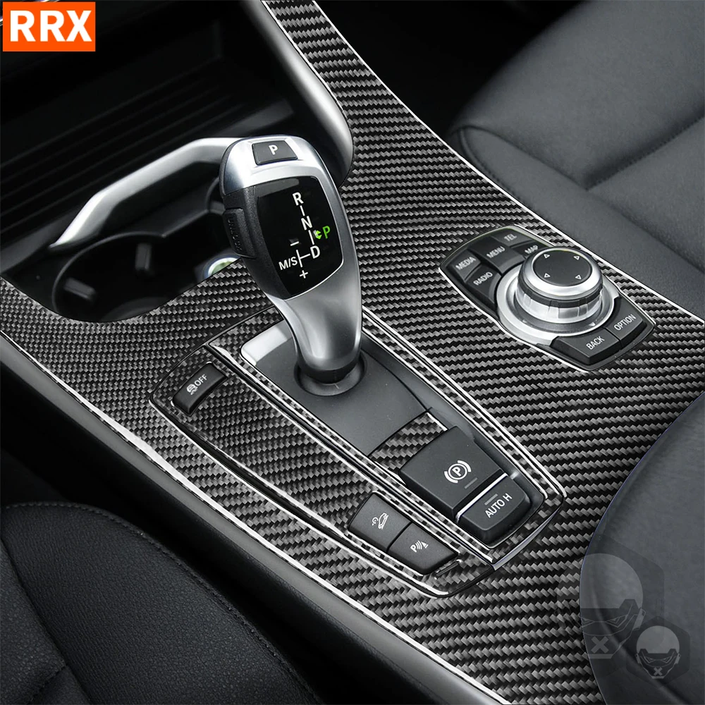 For BMW X3 F25 2011-2017 Gear Shift Panel Sport Control Button Set Cover Trim Real Carbon Car Interior Accessories Fiber Sticker
For BMW X3 F25 2011-2017 Gear Shift Panel Sport Control Button Set Cover Trim Real Carbon Car Interior Accessories Fiber Sticker