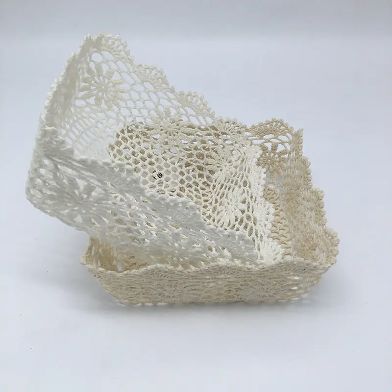 PYH square lace storage basket, household sundries desktop storage basket, stationery, dried flowers, snacks
PYH square lace storage basket, household sundries desktop storage basket, stationery, dried flowers, snacks