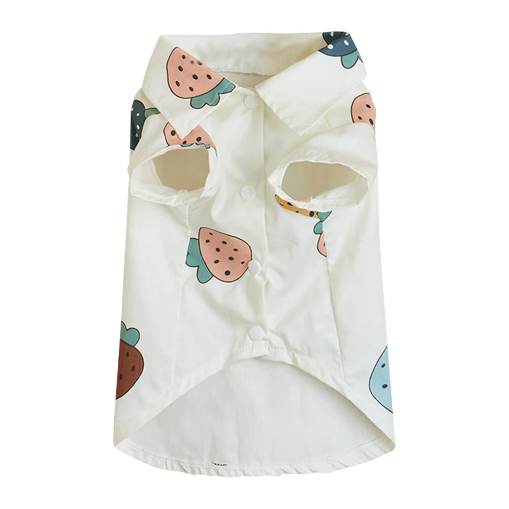 Strawberry Printed Shirt Dog Cat Outfit Pet Clothing Tshirts Small Dogs Apparel Clothes Pattern Design Daily Wear Photography
Strawberry Printed Shirt Dog Cat Outfit Pet Clothing Tshirts Small Dogs Apparel Clothes Pattern Design Daily Wear Photography