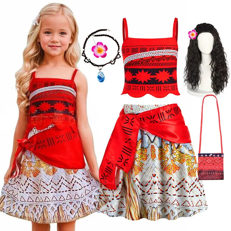 Cute Moana Adventure Costume Princess Ocean Voyager Role Play Dress up Carnival Vaiana Birthday Party Clothing Set Kawaii Suit
Cute Moana Adventure Costume Princess Ocean Voyager Role Play Dress up Carnival Vaiana Birthday Party Clothing Set Kawaii Suit