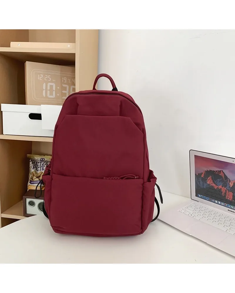 New schoolbag ins style simple Korean version casual backpack large capacity junior high school students solid color versatile
New schoolbag ins style simple Korean version casual backpack large capacity junior high school students solid color versatile