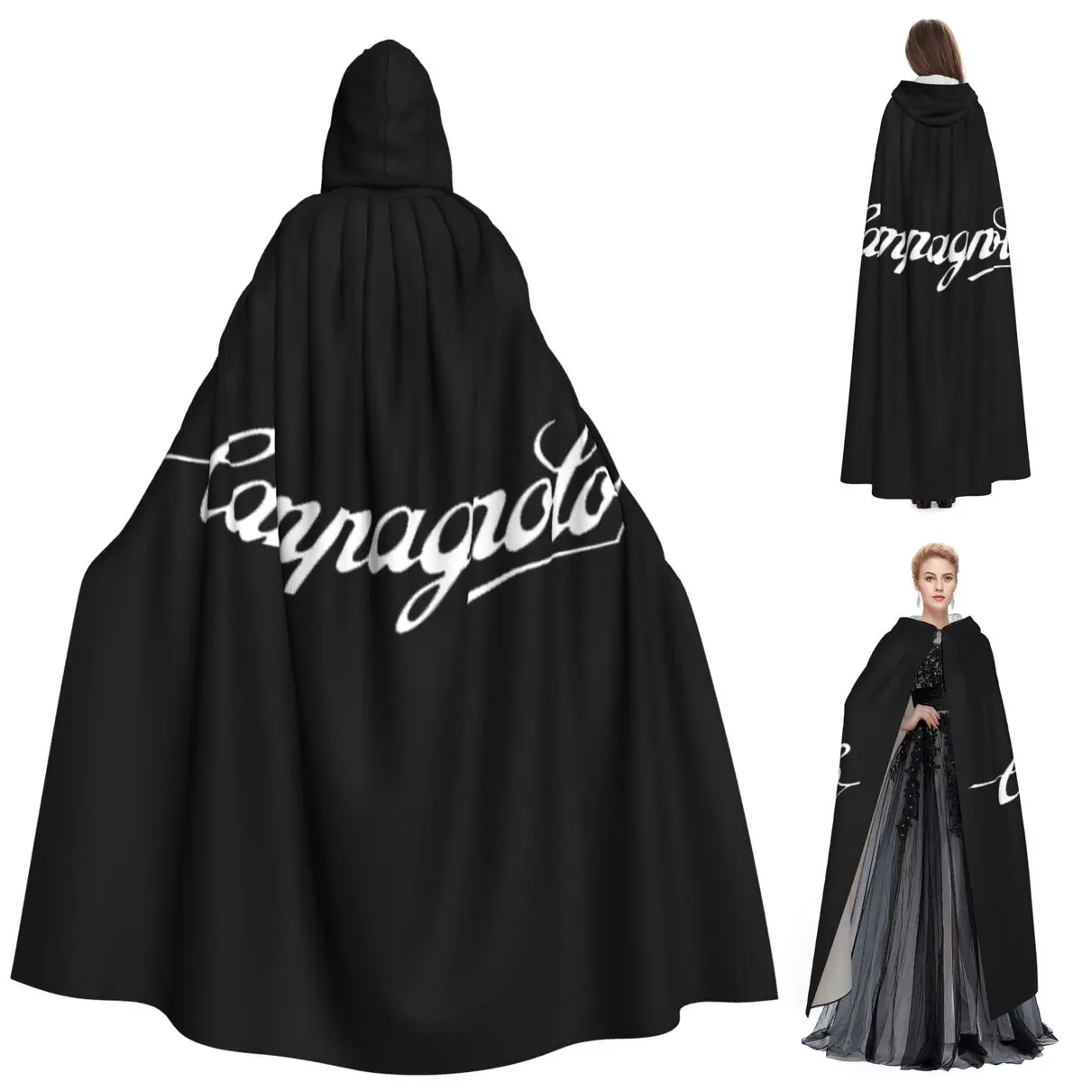 Campagnolo Long Hooded Cloak Witch Medieval Costume Cosplay Cape HalloweenCoat Adult Unisex
Campagnolo Long Hooded Cloak Witch Medieval Costume Cosplay Cape HalloweenCoat Adult Unisex