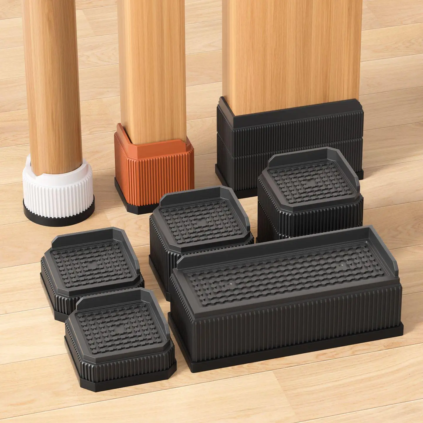 Furniture Height Foot Pads: Thickened Reinforced Anti-Slip Moisture-Proof Risers (Dining Tables, Coffee Tables & Beds)
Furniture Height Foot Pads: Thickened Reinforced Anti-Slip Moisture-Proof Risers (Dining Tables, Coffee Tables & Beds)