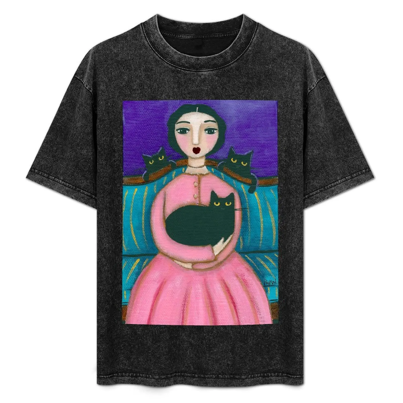 Anna's Black Cats T-Shirt Soft Touch Basic Cotton T-Shirt
Anna's Black Cats T-Shirt Soft Touch Basic Cotton T-Shirt