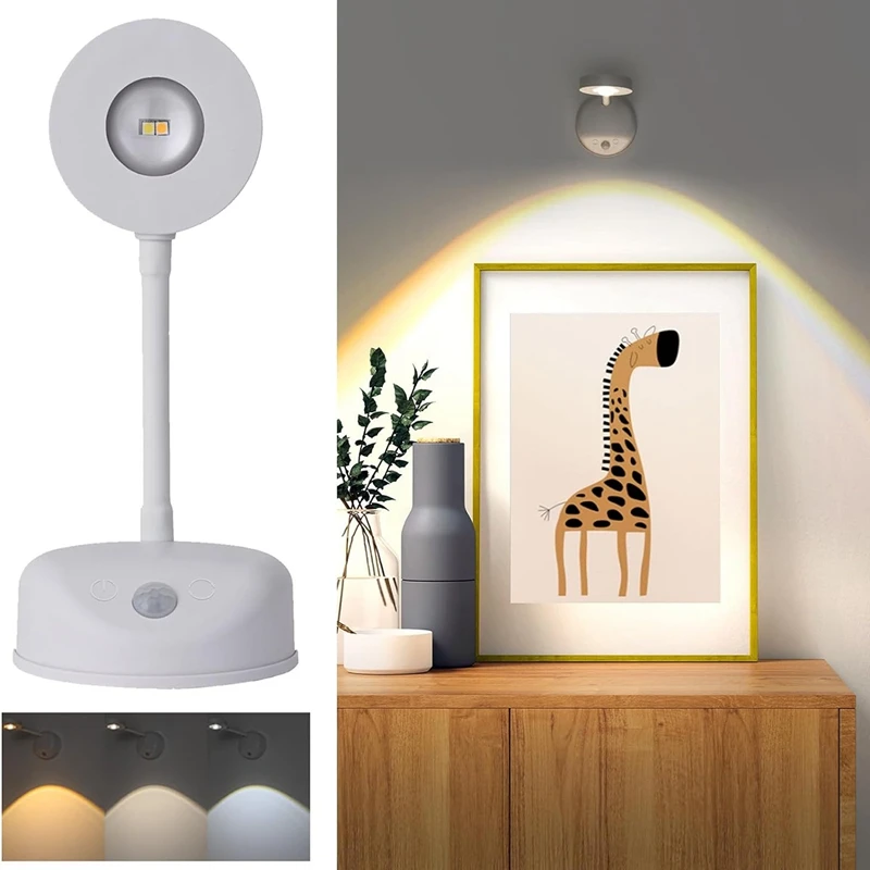 2 PCS LED Motion Sensor Picture Light Operated Rechargeable Wall Sconce White Dimmable 3 Color Temperature,360°Rotation 2200MAH
2 PCS LED Motion Sensor Picture Light Operated Rechargeable Wall Sconce White Dimmable 3 Color Temperature,360°Rotation 2200MAH