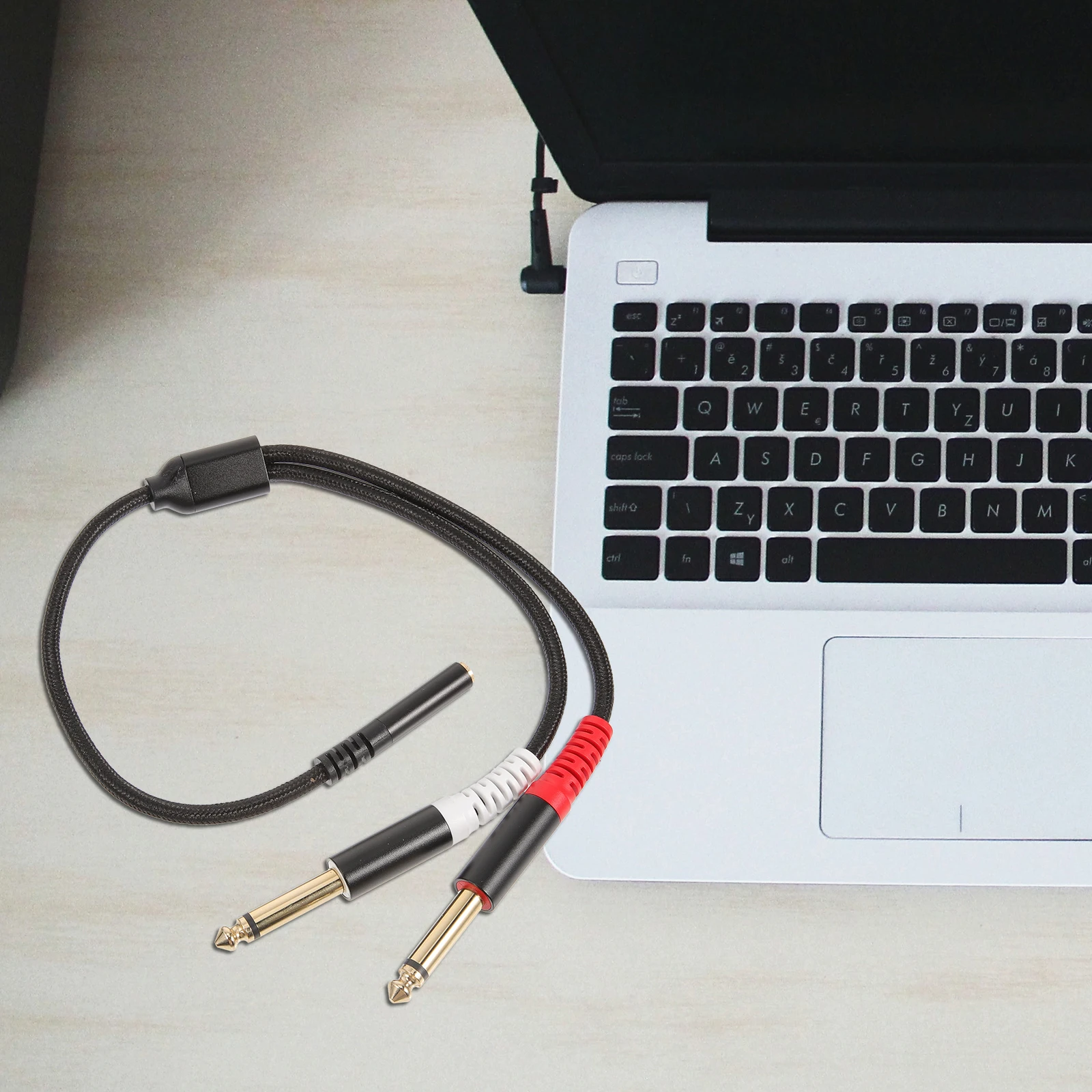 Durable Plastic Aux Audio Adapter Cable 1 4 to 3.5mm Stereo Mono Converter Gold Plated Connectors Low Impedance Shielded Design
Durable Plastic Aux Audio Adapter Cable 1 4 to 3.5mm Stereo Mono Converter Gold Plated Connectors Low Impedance Shielded Design