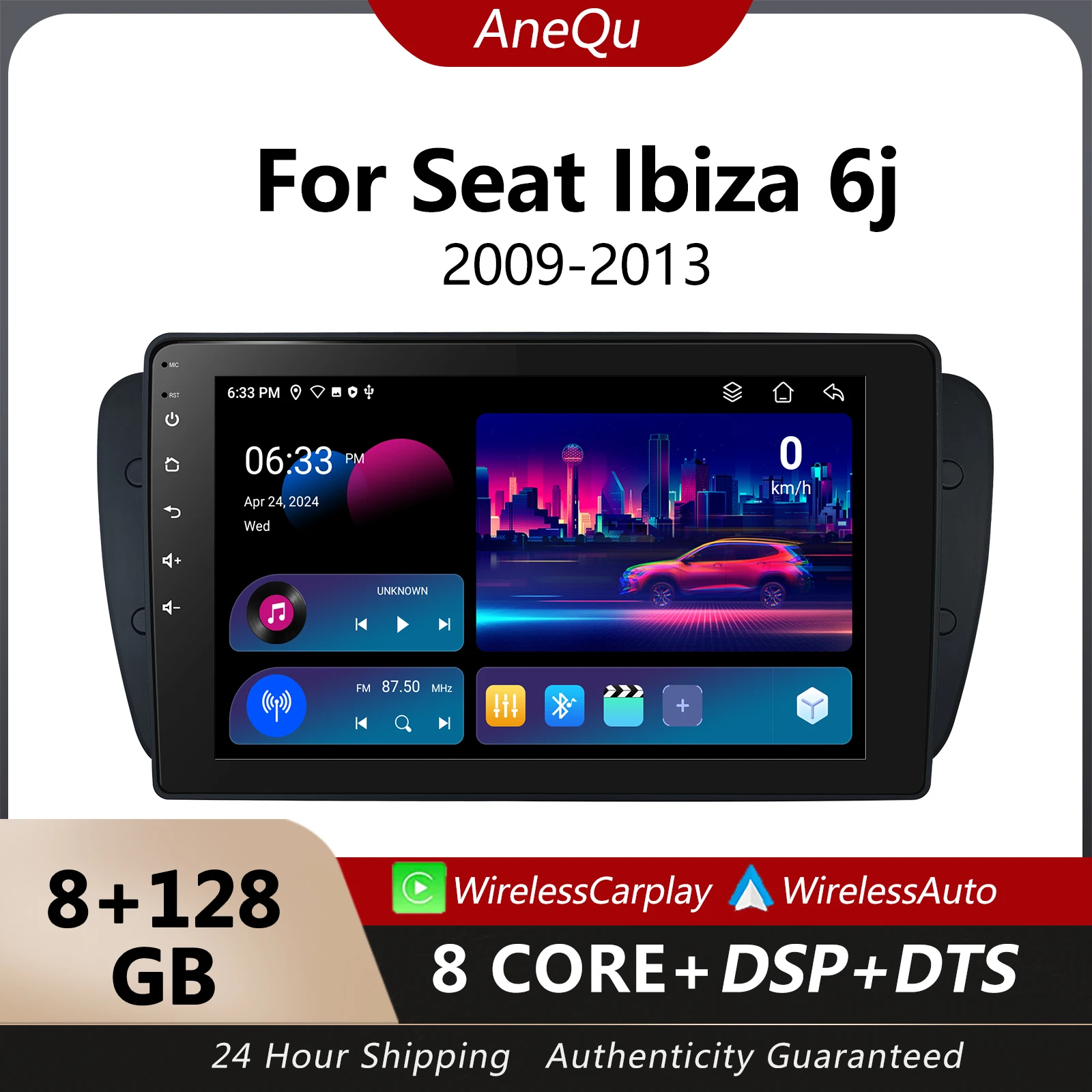 Android Car Radio for Seat Ibiza 6j 2009-2013 Car Radio GPS Wireless CarPlay Auto Player
Android Car Radio for Seat Ibiza 6j 2009-2013 Car Radio GPS Wireless CarPlay Auto Player