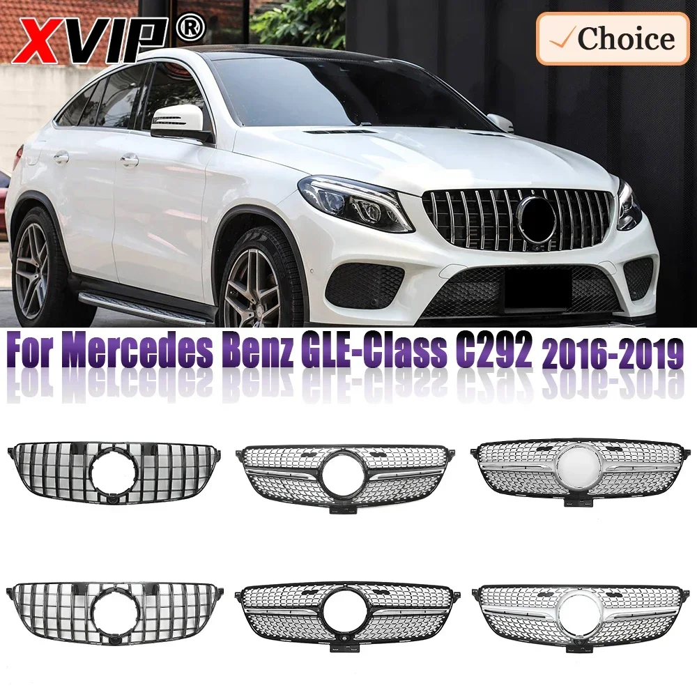 XVIP For Mercedes Benz GLE-Class C292 16-19 GLE350 GLE400 GLE450 GLE500 GTR Style And Diamonds Style Silver Front Bumper Grilles
XVIP For Mercedes Benz GLE-Class C292 16-19 GLE350 GLE400 GLE450 GLE500 GTR Style And Diamonds Style Silver Front Bumper Grilles