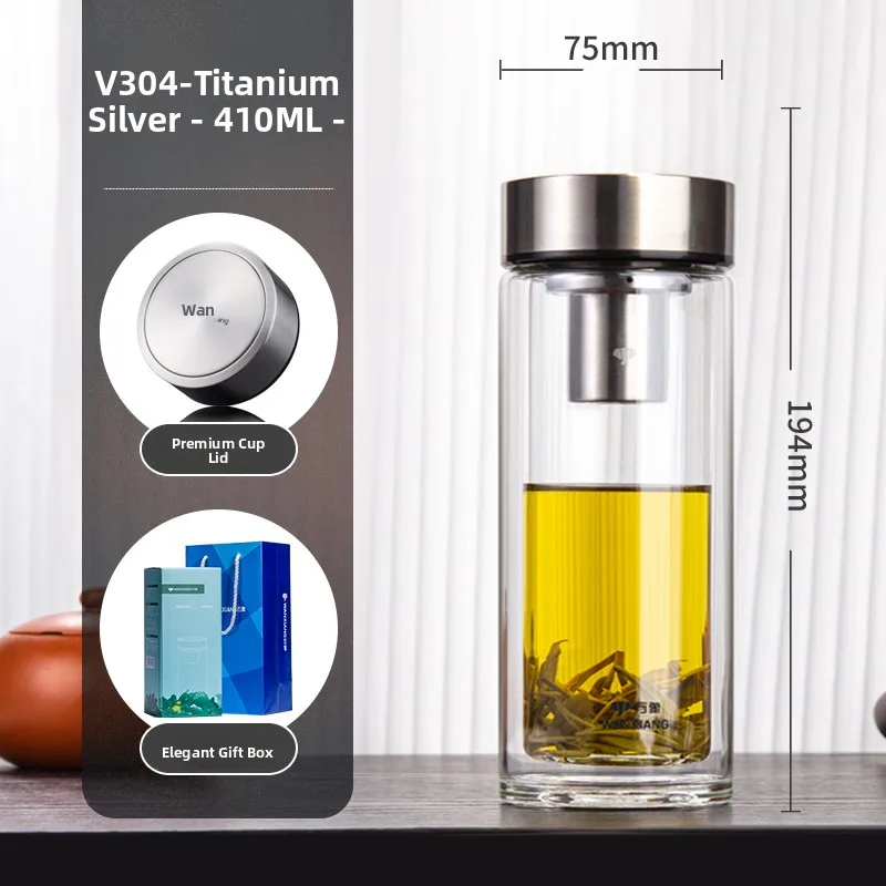 Modern mat Double Layered Large Capaci Glass Cup with Filter for Office Use Men's Tea Brewing Cup High Borosilie ...
Modern mat Double Layered Large Capaci Glass Cup with Filter for Office Use Men's Tea Brewing Cup High Borosilie ...
