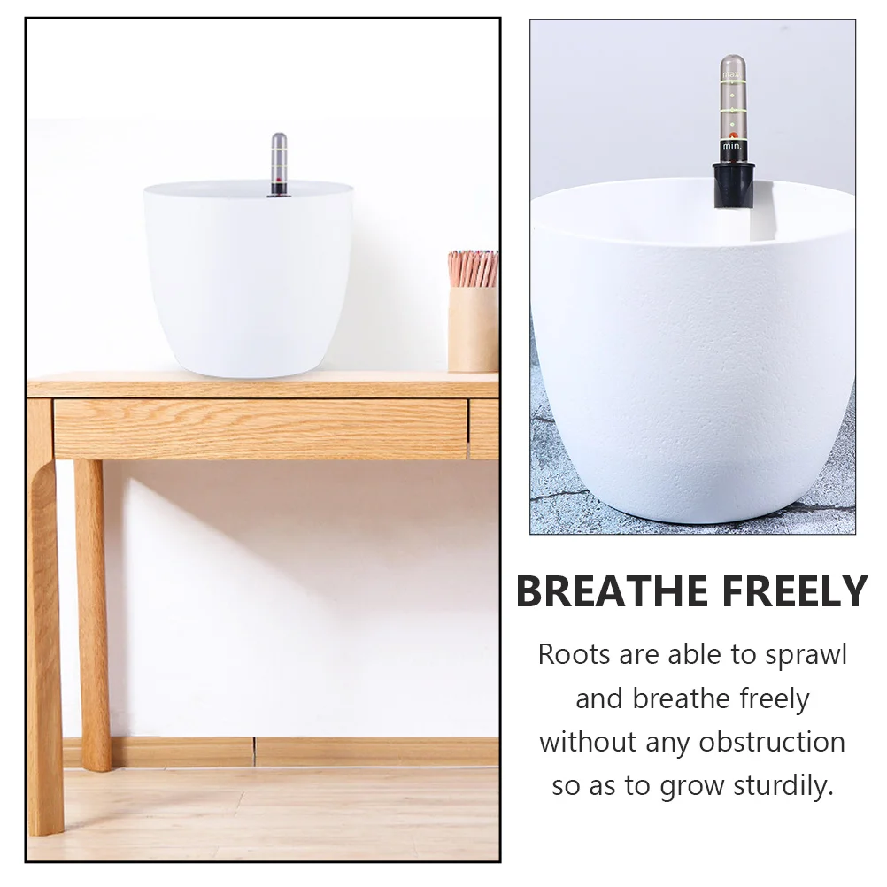 2 Pcs Automatic Self Watering Planter Plastic Flower Pot Holder Desktop Container Round Plants Vessel Easy Care Succulent
2 Pcs Automatic Self Watering Planter Plastic Flower Pot Holder Desktop Container Round Plants Vessel Easy Care Succulent