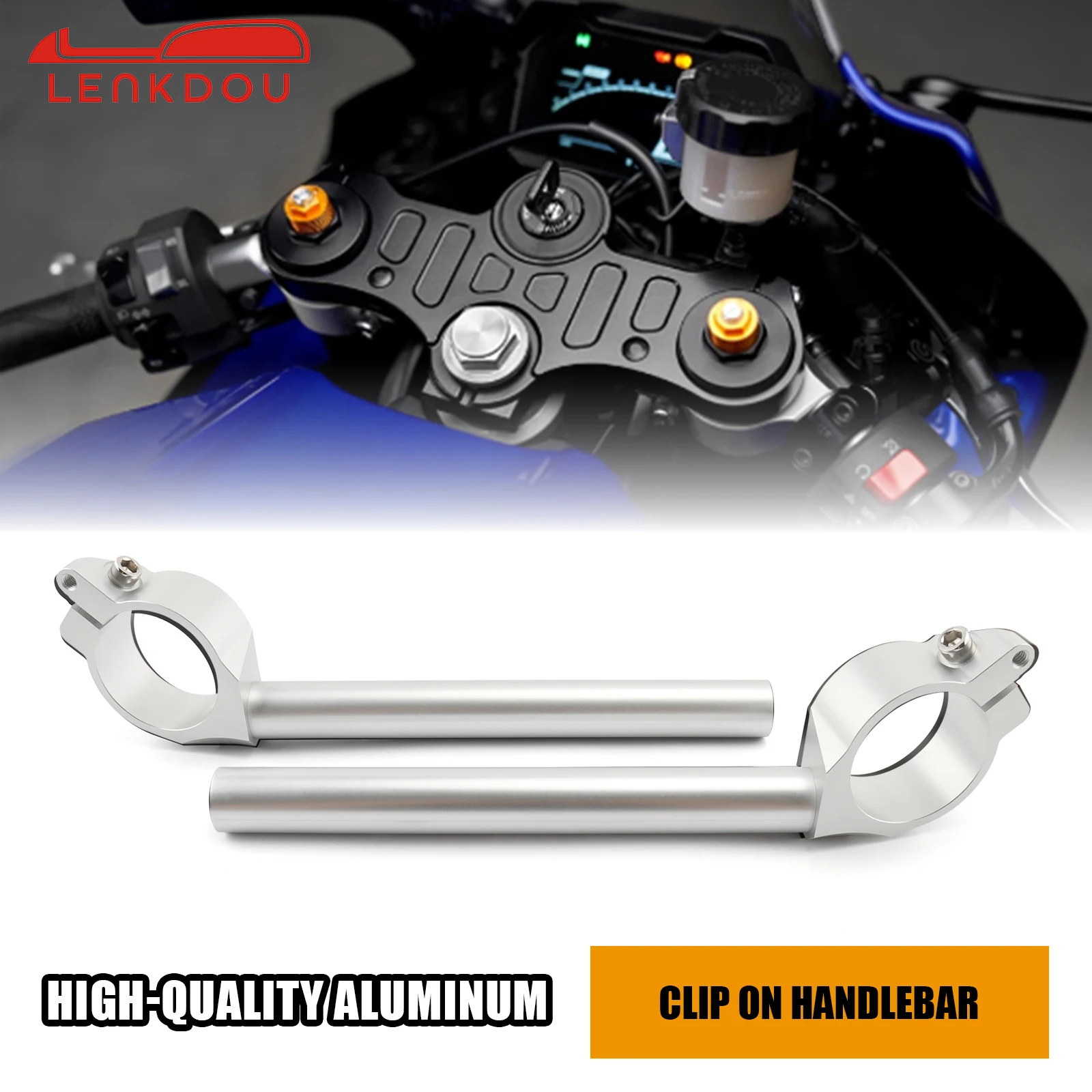 Motorcycle 50MM Clip On Handle Bars Handlebars For Yamaha YZF 600 R6 YZFR6 2006-2016 Moto Accessories CNC Aluminum Black Silver
Motorcycle 50MM Clip On Handle Bars Handlebars For Yamaha YZF 600 R6 YZFR6 2006-2016 Moto Accessories CNC Aluminum Black Silver