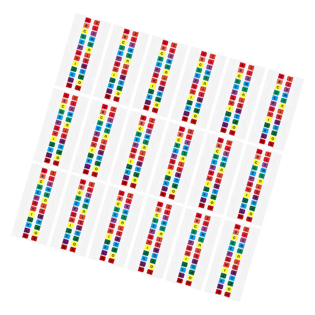 30 Sheets Colored Letter Page Markers Pet Material Strong Sticky Effect for Notes Classification Novelty Alphabet Tabs Book
30 Sheets Colored Letter Page Markers Pet Material Strong Sticky Effect for Notes Classification Novelty Alphabet Tabs Book