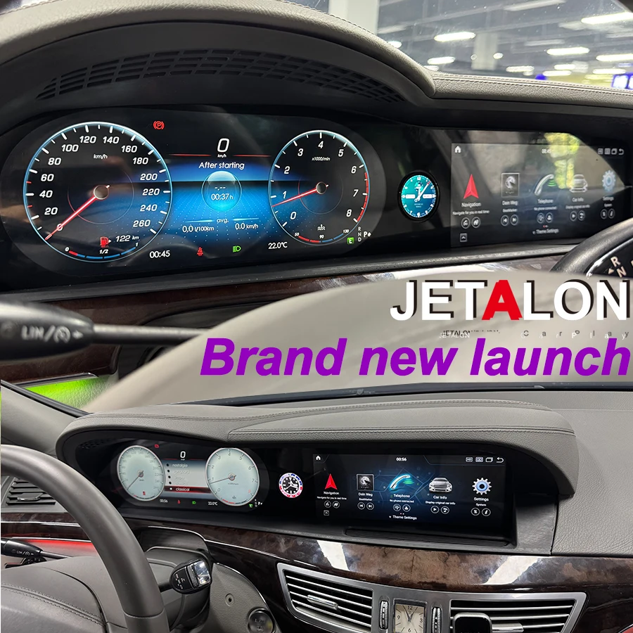 Автомагнитола с экраном на Android на базе Snapdragon 685 для Mercedes-Benz S-класса W221 2006-2013, мультимедийный видеоплеер, GPS-навигация, CarPlay
Автомагнитола с экраном на Android на базе Snapdragon 685 для Mercedes-Benz S-класса W221 2006-2013, мультимедийный видеоплеер, GPS-навигация, CarPlay
